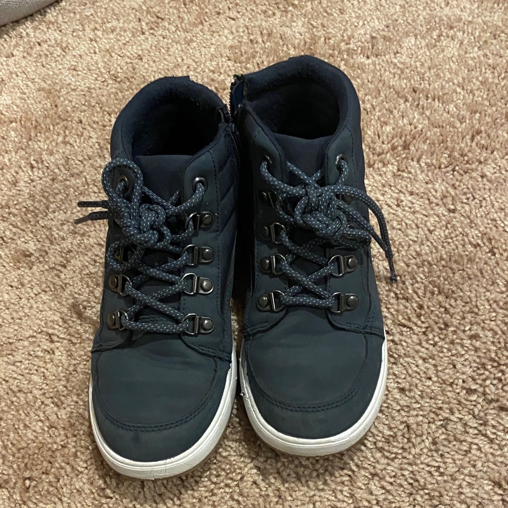 Navy High-Top Sneakers
